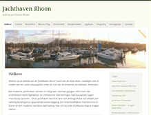 Tablet Screenshot of jachthavenrhoon.nl